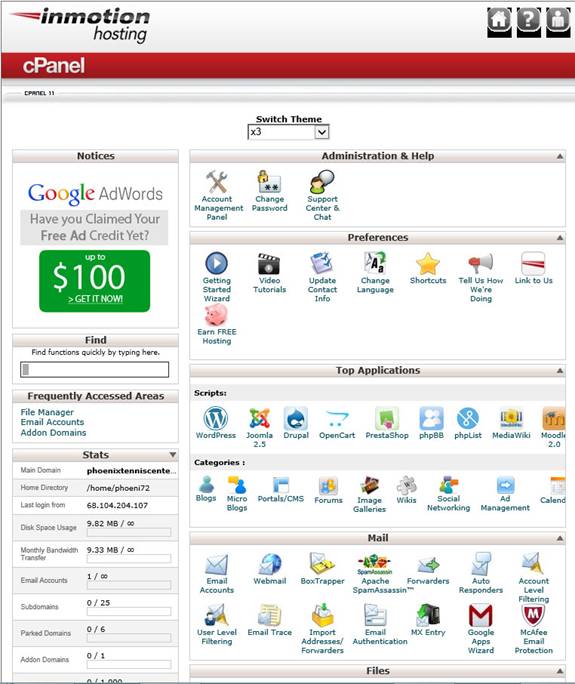 cPanel