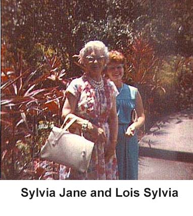 Sylvia and Lois Sylvia