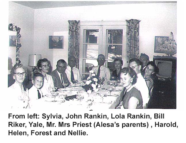 Sylvia Family at table