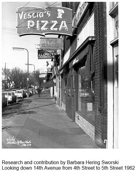 Vescios Pizza on 14th Avenue Southeast Minneapolis