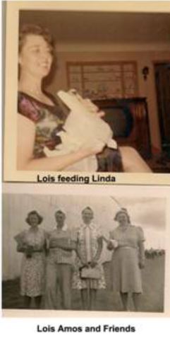 Amos Lois feeding Linda and friends